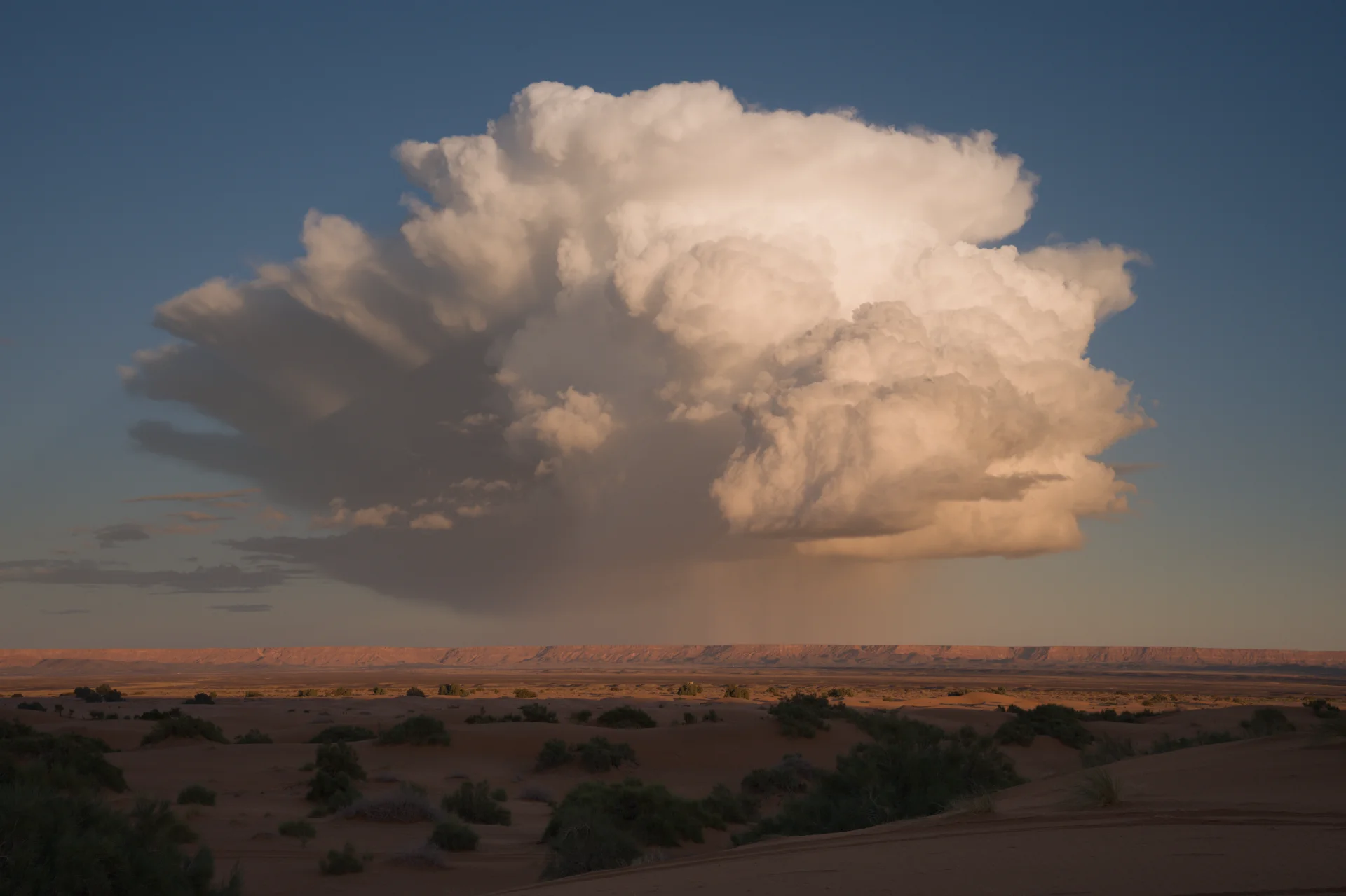 Marokko Gewitter in der Wüste