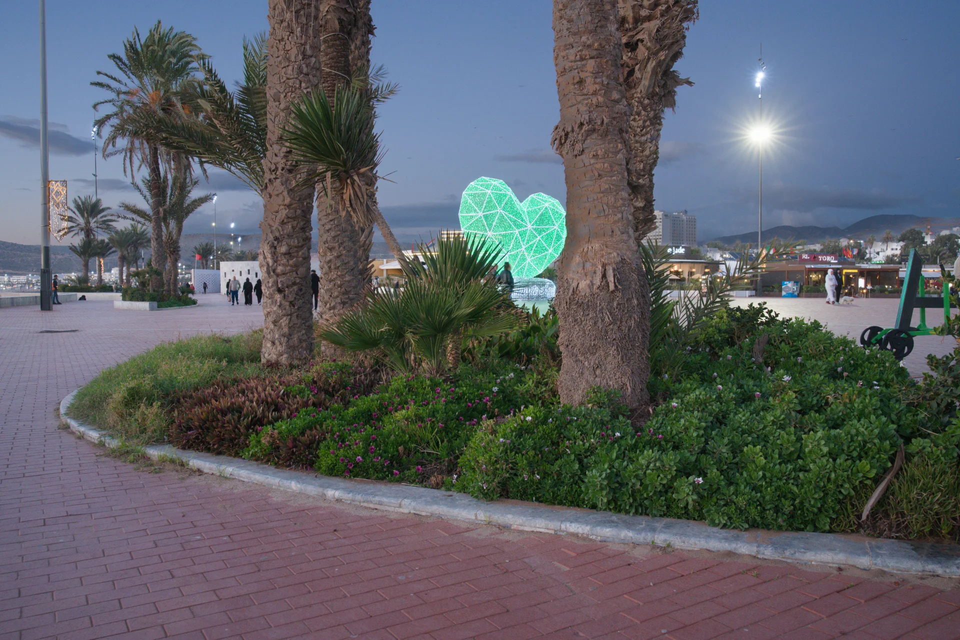 Marokko Strandpromenade