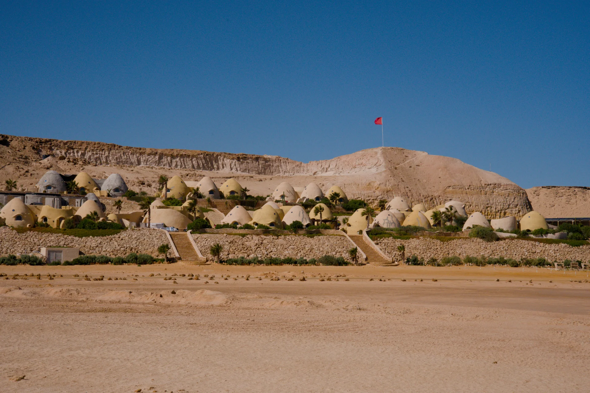 Marokko Hotelanlage in Dakhla